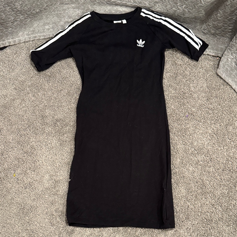 Adidas Black Long Sleeve Dress